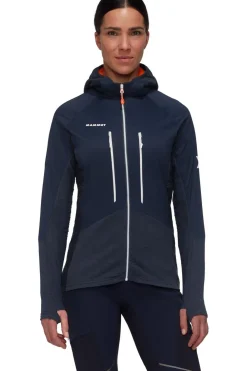 Softshell Jas Eiger Nordwand Ml Hybrid Hooded Jacket Women-Mammut Clearance
