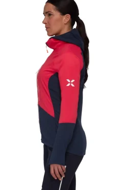Softshell Jas Eiger Nordwand Ml Hybrid Hooded Jacket Women-Mammut Outlet