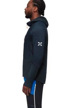 Discount Mammut Softshell Jas Eiger Nordwand Ml Hybrid Hooded Jacket Men Navy Blue