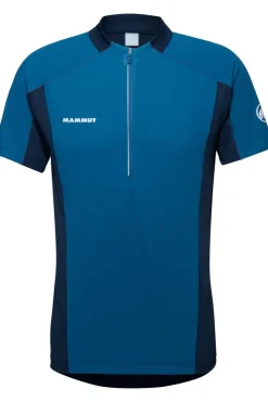 Fashion Mammut T-Shirt Aenergy Fl Half Zip T-Shirt Men blue/dark blue