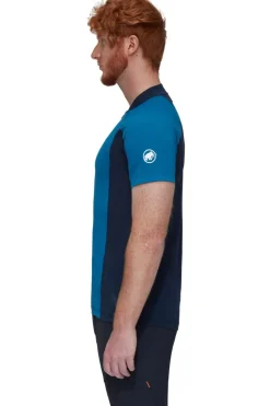 Fashion Mammut T-Shirt Aenergy Fl Half Zip T-Shirt Men blue/dark blue