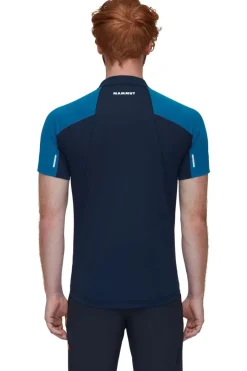 Fashion Mammut T-Shirt Aenergy Fl Half Zip T-Shirt Men blue/dark blue