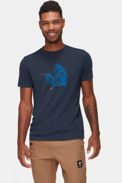New Mammut T-Shirt Mountain T-Shirt Men 4208M Marine
