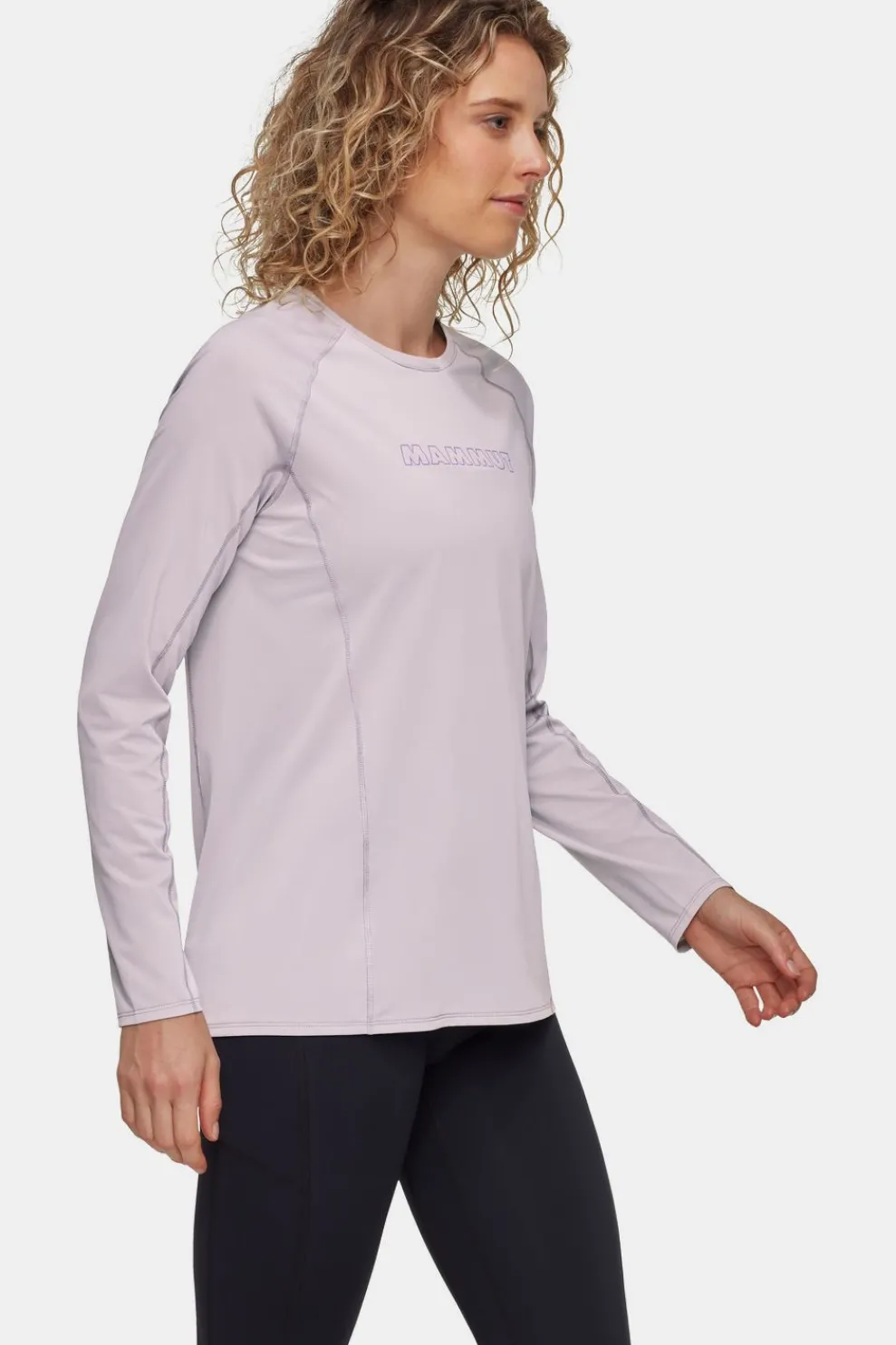 New Mammut T-Shirt Selun Fl Longsleeve Logo Alpine Calamint