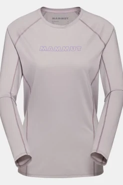 New Mammut T-Shirt Selun Fl Longsleeve Logo Alpine Calamint