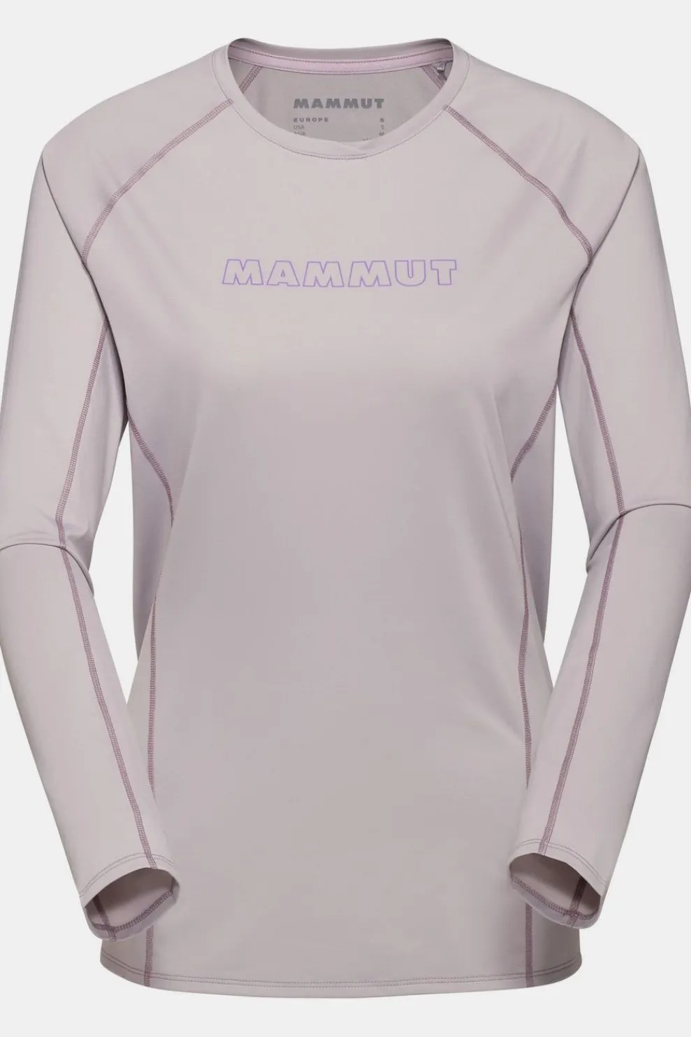 New Mammut T-Shirt Selun Fl Longsleeve Logo Alpine Calamint