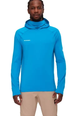 Best Mammut T-Shirt Selun Fl Sun Hoodie blue