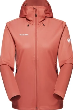 Clearance Mammut Ultimate Vii So Hooded Jacket Women Brick