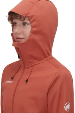 Clearance Mammut Ultimate Vii So Hooded Jacket Women Brick