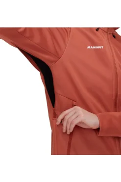 Clearance Mammut Ultimate Vii So Hooded Jacket Women Brick