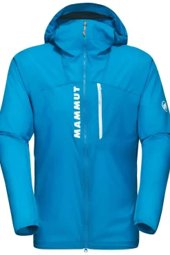 Clearance Mammut Windstopper Aenergy Wb Hooded Jacket Men blue