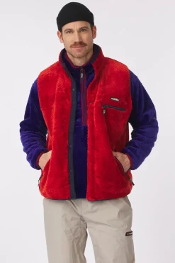 New Manastash Fleece Poppy Thermal Vest Orange