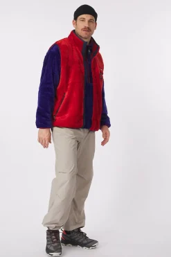 New Manastash Fleece Poppy Thermal Vest Orange