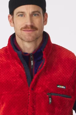 New Manastash Fleece Poppy Thermal Vest Orange