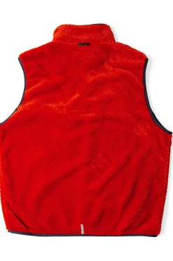 New Manastash Fleece Poppy Thermal Vest Orange