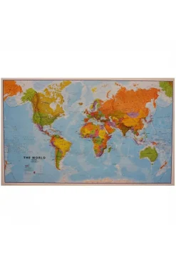 Best Maps International World pol. plano gepl. mi 2019