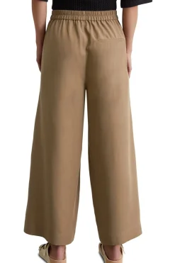 Broek Pants, Culotte Style, Elastic Waistband, Seam Pock-Marc O'Polo Online