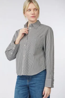 Online Marc O'Polo Hemd M00081342021 Medium Blue Denim