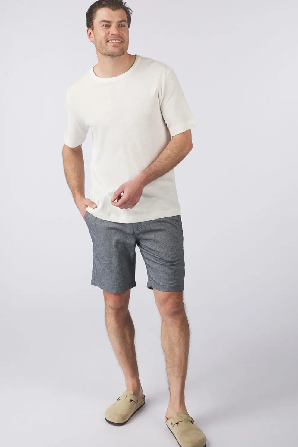 New Marc O'Polo Short 523080015022 Egg White