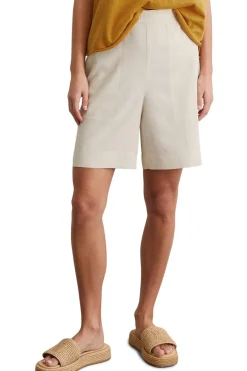 New Marc O'Polo Short Shorts, Casual Style, Moderate Short Length, Elast Silky Stone