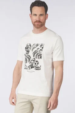 New Marc O'Polo T-Shirt 524201251246 Egg White
