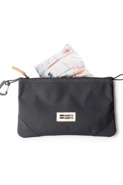 Online MeroMero Opbergsysteem Stuff Pouch V2 Dark Grey/Nude Leather