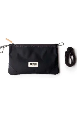 Online MeroMero Opbergsysteem Stuff Pouch V2 Dark Grey/Nude Leather