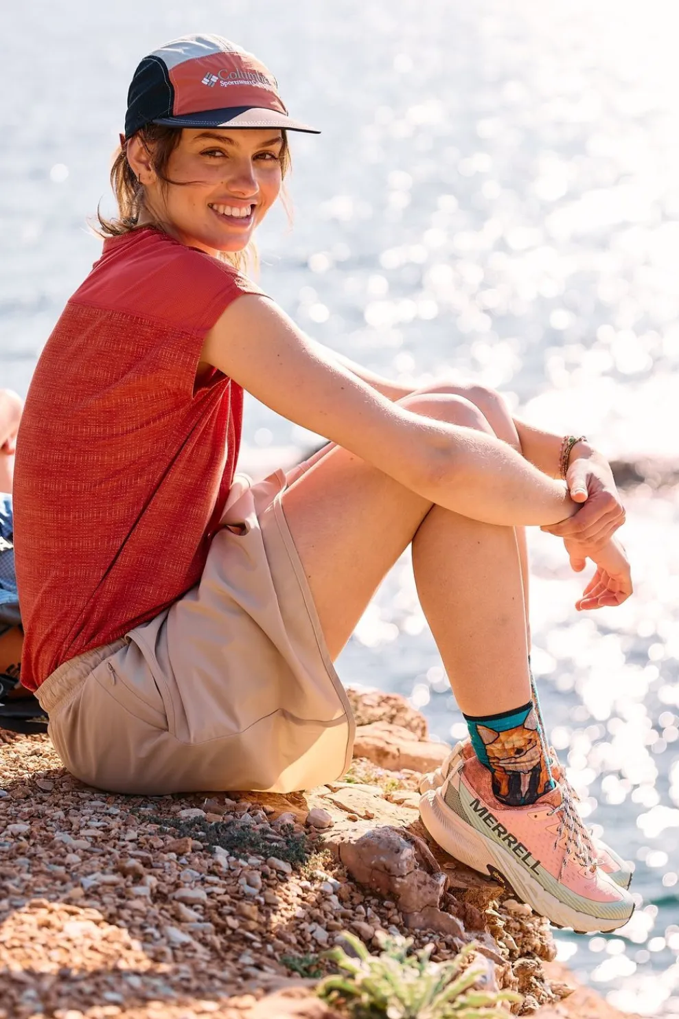 New Merrell Trailschoenen Agility Peak 5 Peach/Spray