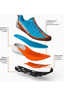 New Merrell Trailschoenen Agility Peak 5 Peach/Spray