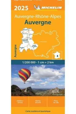 Discount Michelin Boek Auvergne 2021 522 Mich (R) 2025