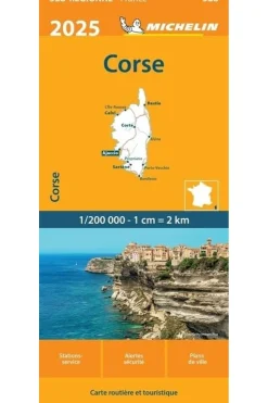 Boek Corsica 2021 528 Mich (R)-Michelin Fashion