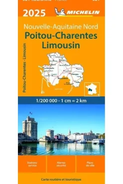 Boek Poitou-Charentes Limousin 2021 521 Mich (R)-Michelin Fashion