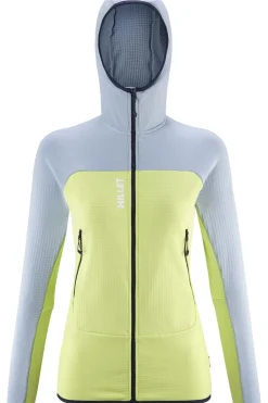 Online Millet Fleece Fusion Grid H W Lime Green/Light Grey