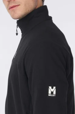 Outlet Millet Fleece Ubic Lightgrid Jkt M Black Noir