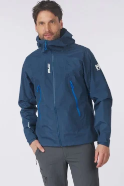 Online Millet Regenjas Seneca 3L Gore-Tex Dark Denim