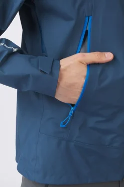 Online Millet Regenjas Seneca 3L Gore-Tex Dark Denim