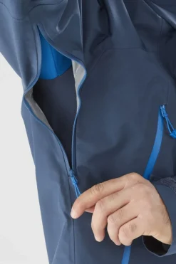 Online Millet Regenjas Seneca 3L Gore-Tex Dark Denim