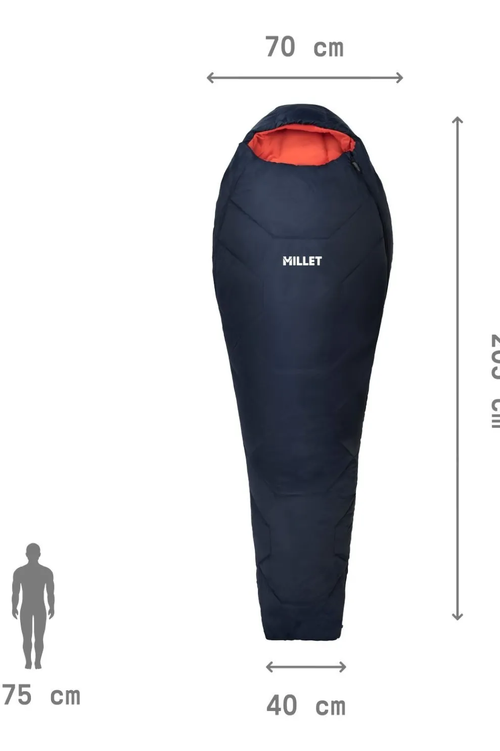 Slaapzak Baikal 1100 W-Millet Outlet