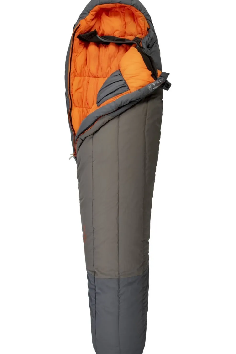 New Millet Slaapzak Syntek 0°C Regular dark grey/mid red