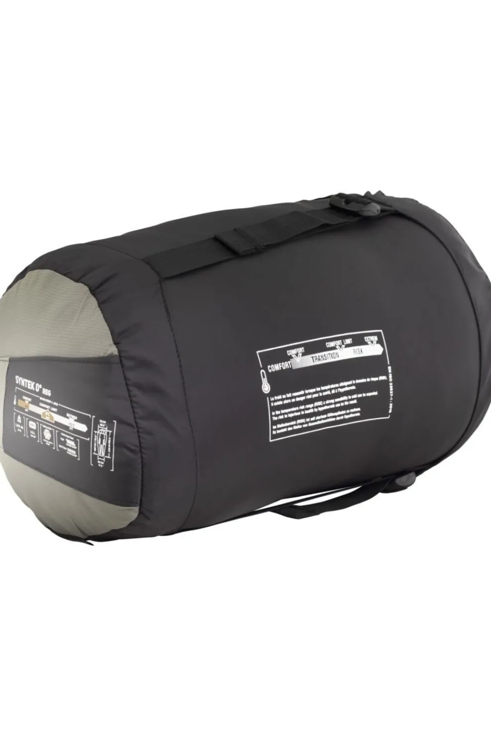 New Millet Slaapzak Syntek 0°C Regular dark grey/mid red