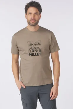 New Millet T-Shirt Chamonix Logo Ts Ss M Dorite