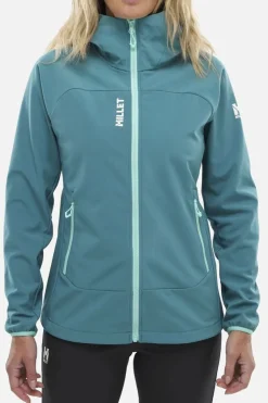 Discount Millet Windstopper Magma Shield Hoodie W Turquoise