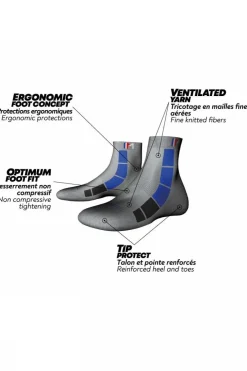 Best Monnet Sokken Mid Air Gris Bleu