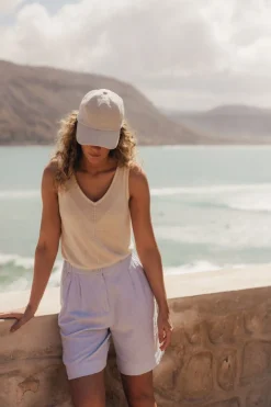 Fashion MSCH Copenhagen Short Mschpennie Ginia Sand Melange