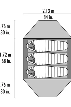 Outlet MSR Tent Elixir 3 dark green