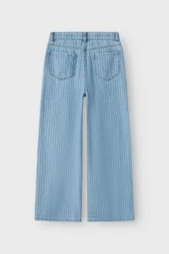 Clearance Name It Jeans Nkfbellaz Skater Strioe 4008 Light Blue Denim