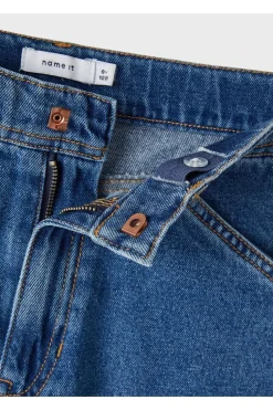 New Name It Jeans Nkmryan Straight 4525 Dark Blue Denim