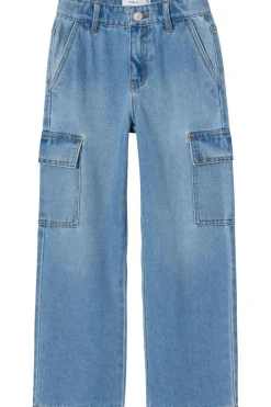 Fashion Name It Nkfrose Hw Cargo 6190 Light Blue Denim