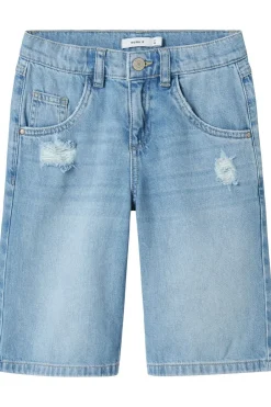 New Name It Short Nkfbella Skaters 5630-Be Medium Blue Denim
