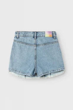 Hot Name It Short Nkfbella Wide 2630-Be J Medium Blue Denim